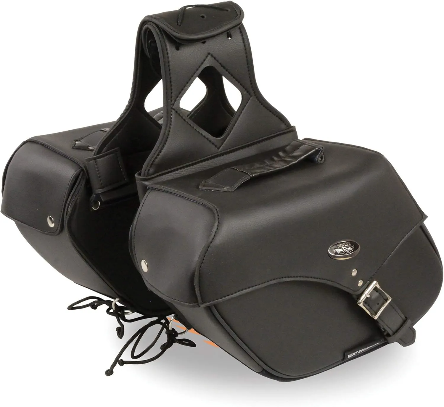 Milwaukee Performance SH66801ZB Medium Zip-Off Single Strap PVC Throw Over Saddle Bag - One Size