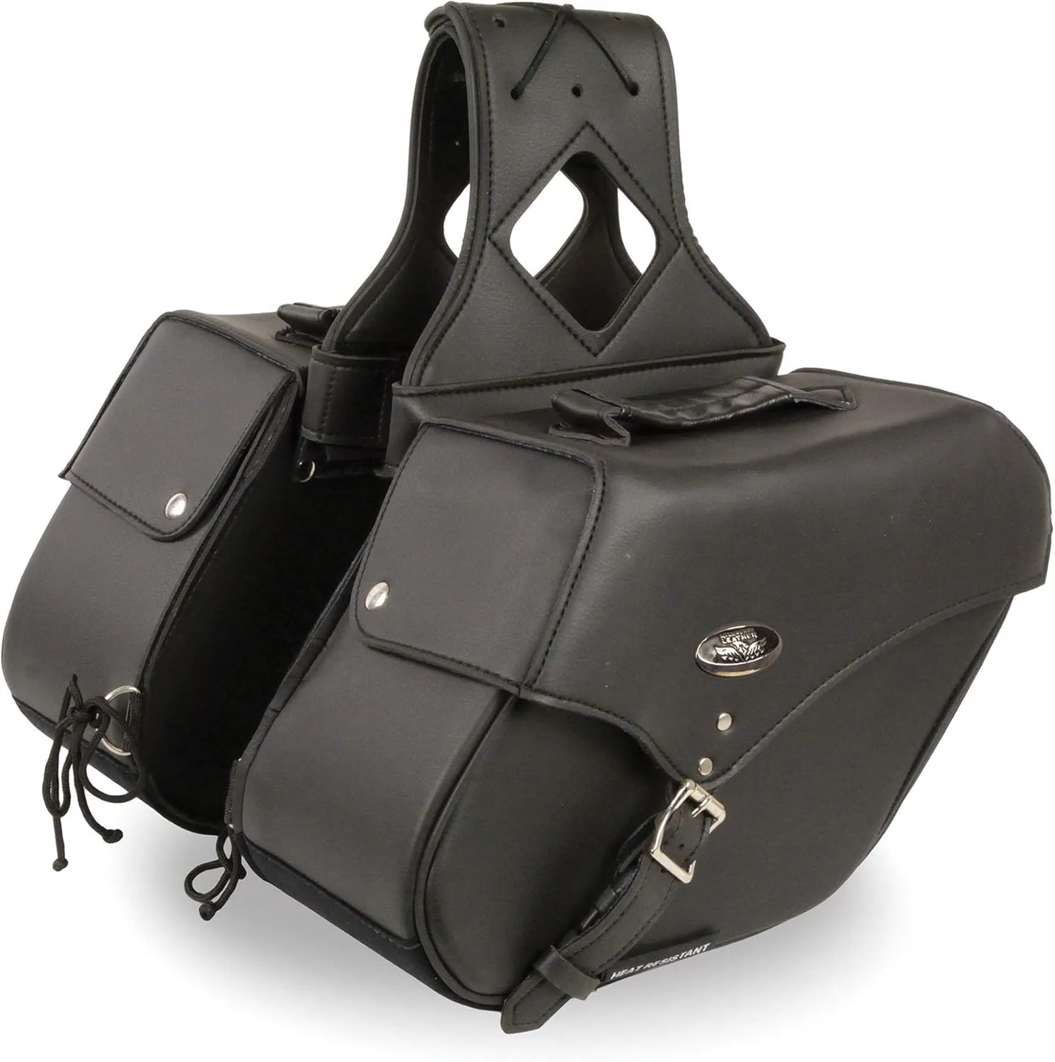 Milwaukee Performance SH66801ZB Medium Zip-Off Single Strap PVC Throw Over Saddle Bag - One Size