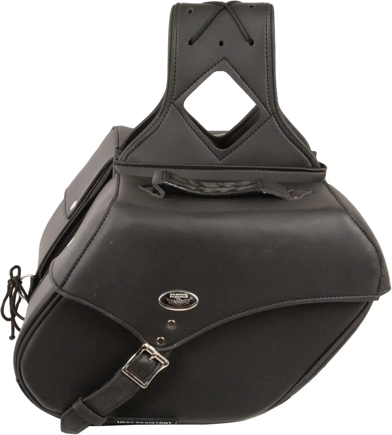 Milwaukee Performance SH66801ZB Medium Zip-Off Single Strap PVC Throw Over Saddle Bag - One Size