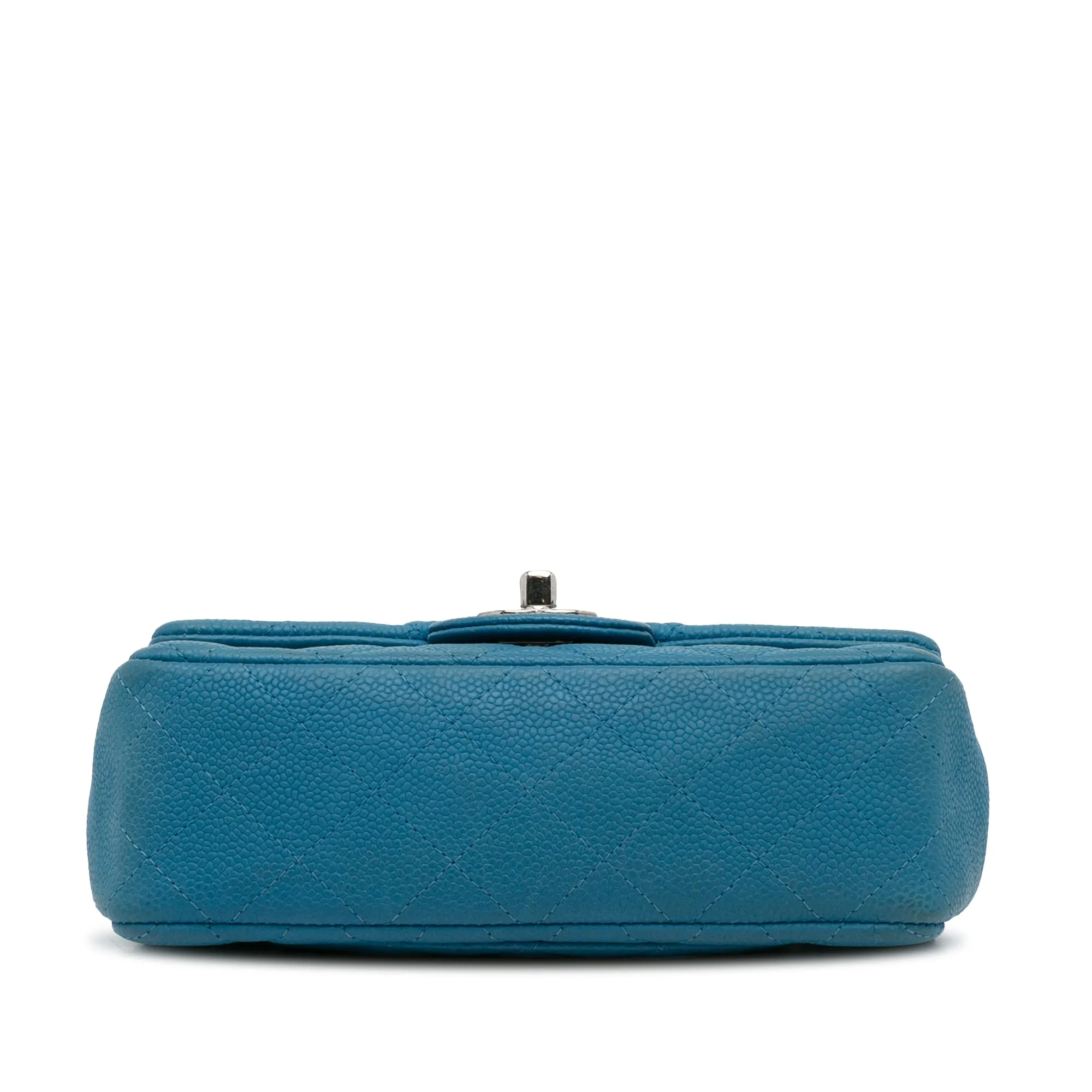 Mini Rectangular Classic Caviar Single Flap