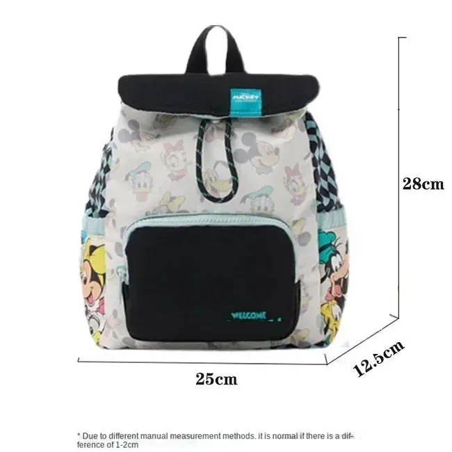 MINISO Disney Children's Backpack Luxury Brand Children's School Bag Cartoon Cute High-quality Fashion Girl Drawstring Backpack