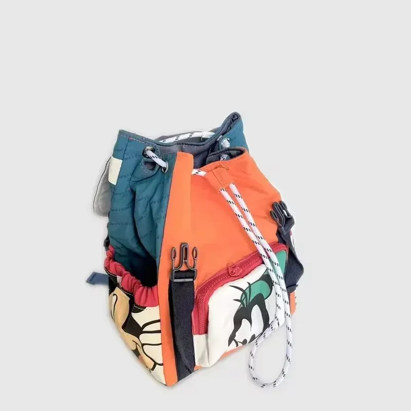 MINISO Disney Children's Backpack Luxury Brand Children's School Bag Cartoon Cute High-quality Fashion Girl Drawstring Backpack
