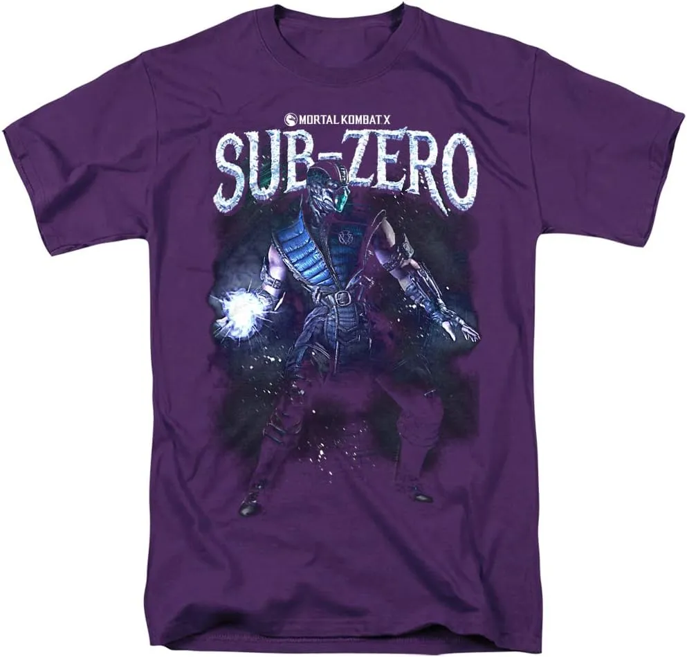 Mortal Kombat X Sub-Zero Unisex Adult T Shirt for Men and Women