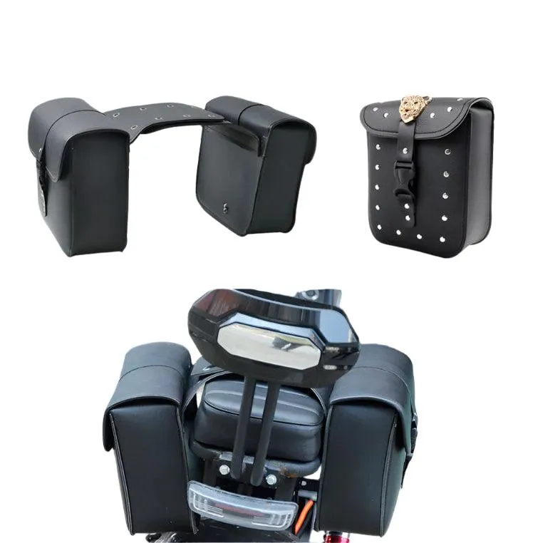 Motorbike Storage Bag Electric Scooter Seat Tools Luggage Compartment Front Rear Pannier Bags Travel Bags