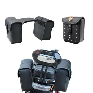 Motorbike Storage Bag Electric Scooter Seat Tools Luggage Compartment Front Rear Pannier Bags Travel Bags