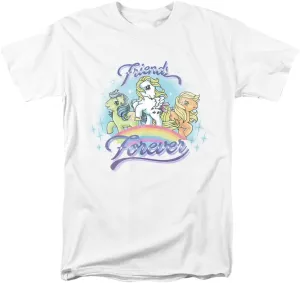 My Little Pony Retro Friends Forever Unisex Adult T Shirt for Men and Women