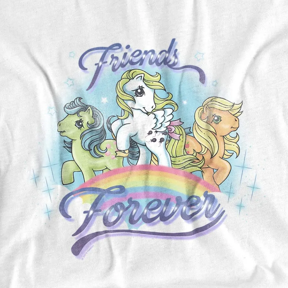 My Little Pony Retro Friends Forever Unisex Adult T Shirt for Men and Women