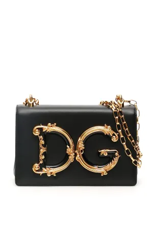 nappa leather dg girls bag