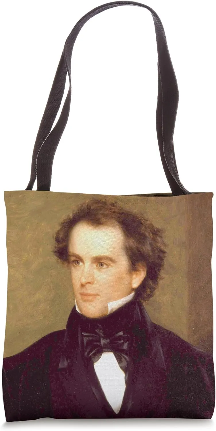 Nathaniel Hawthorne Painting Portrait (1840) Tote Bag