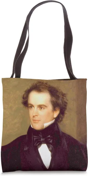Nathaniel Hawthorne Painting Portrait (1840) Tote Bag