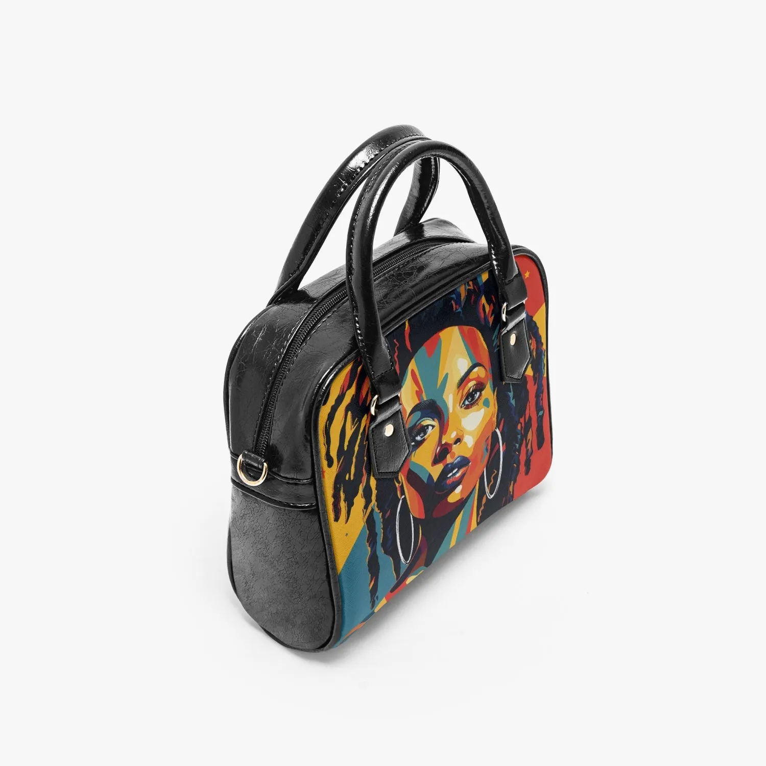 Natural Woman Casual Leather Saddle Bag