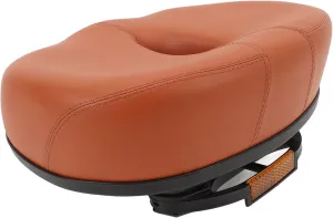 Noseless Bike Seats, Wide Bike Saddle Replacement Thickened Hollow Breathable Shock Absorbing City Mountain Bike SeatsCushion for Men Women