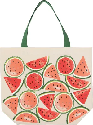 Now Designs Printed Reusable Cotton Tote Bag, 15 x 18 inch