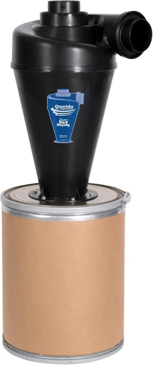 Oneida Air Systems Dust Collector & Cyclone Separator for 0.5-3HP Collectors, 4/5 Deluxe