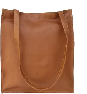 Open Market Bag, Saddle, One Size