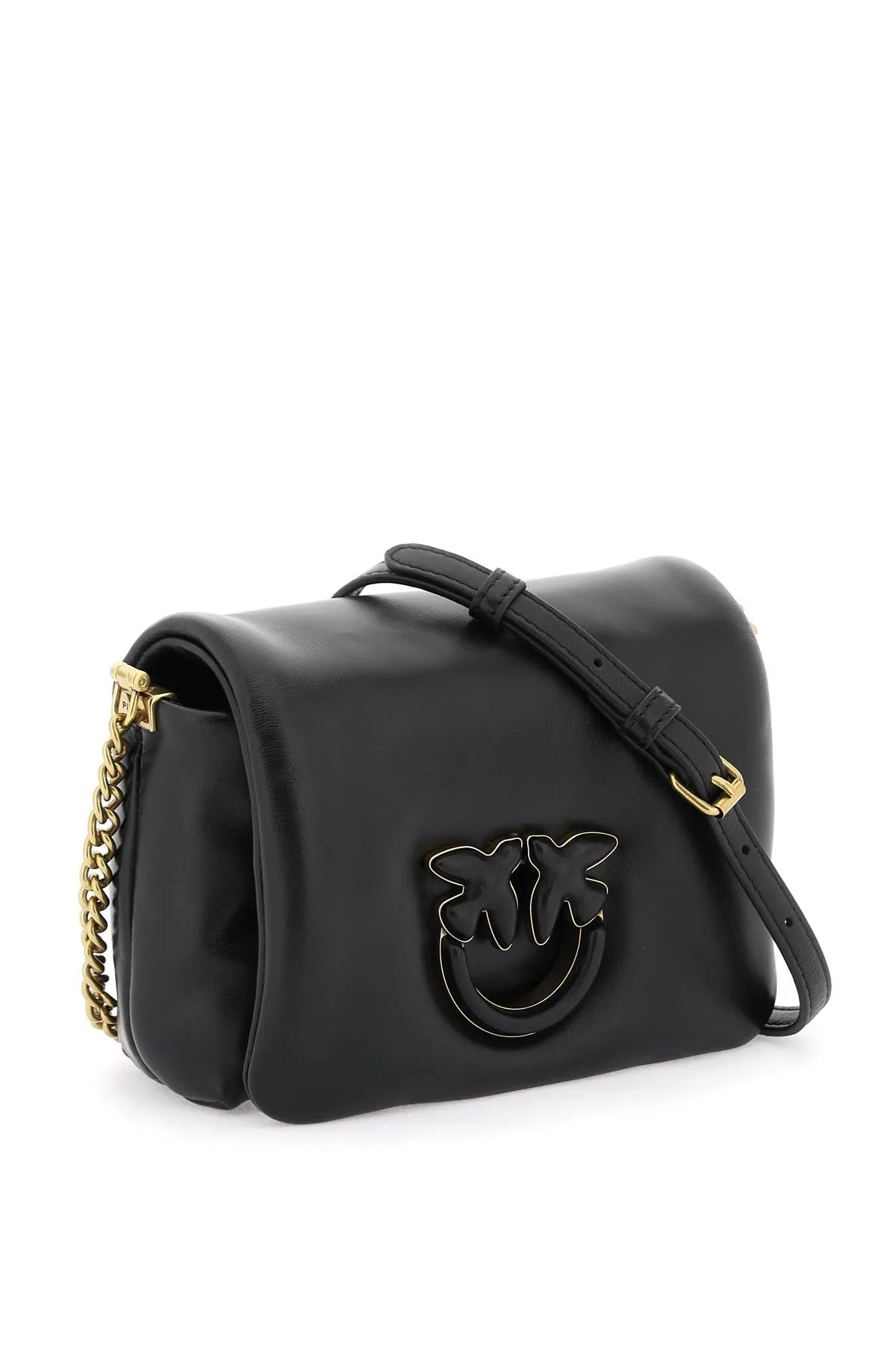 padded leather 'love baby puff' bag