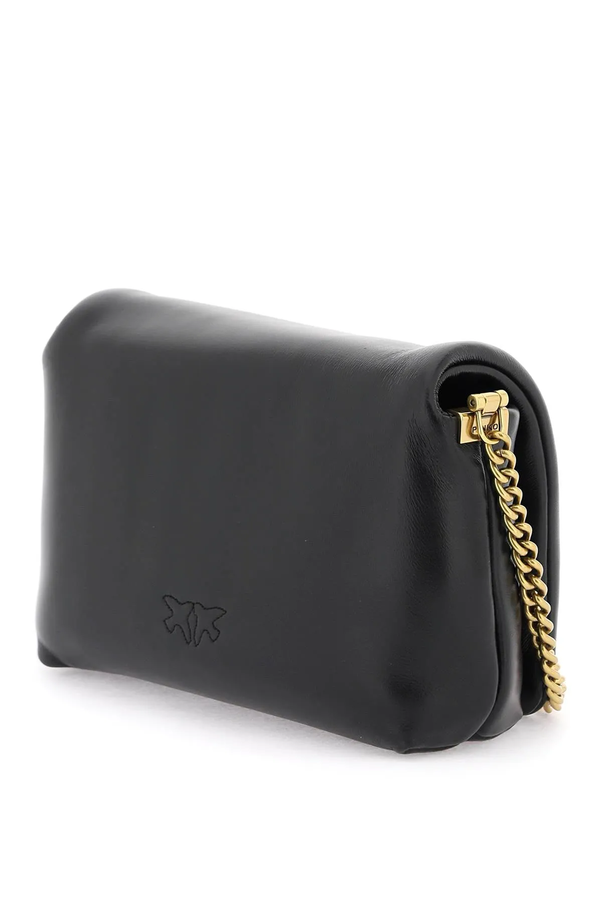 padded leather 'love baby puff' bag