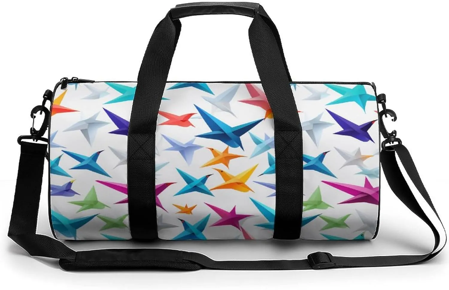Paper Swallow Birds Funny Gym Bag Travel Tote Bag Duffel Bag for Men Women Weekender Sports Vacation