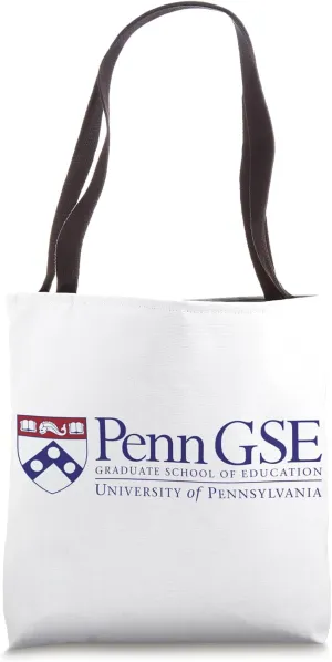 Penn Quakers GSE Graduate School of Education Tote Bag