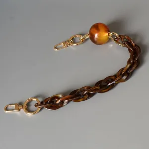Percy Acrylic Link Purse Strap 15.7"
