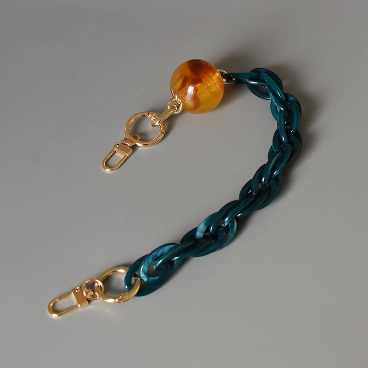 Percy Acrylic Link Purse Strap 15.7"