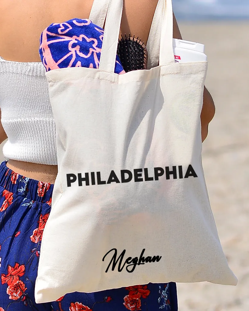 Philadelphia Tote Bag - City Tote Bags