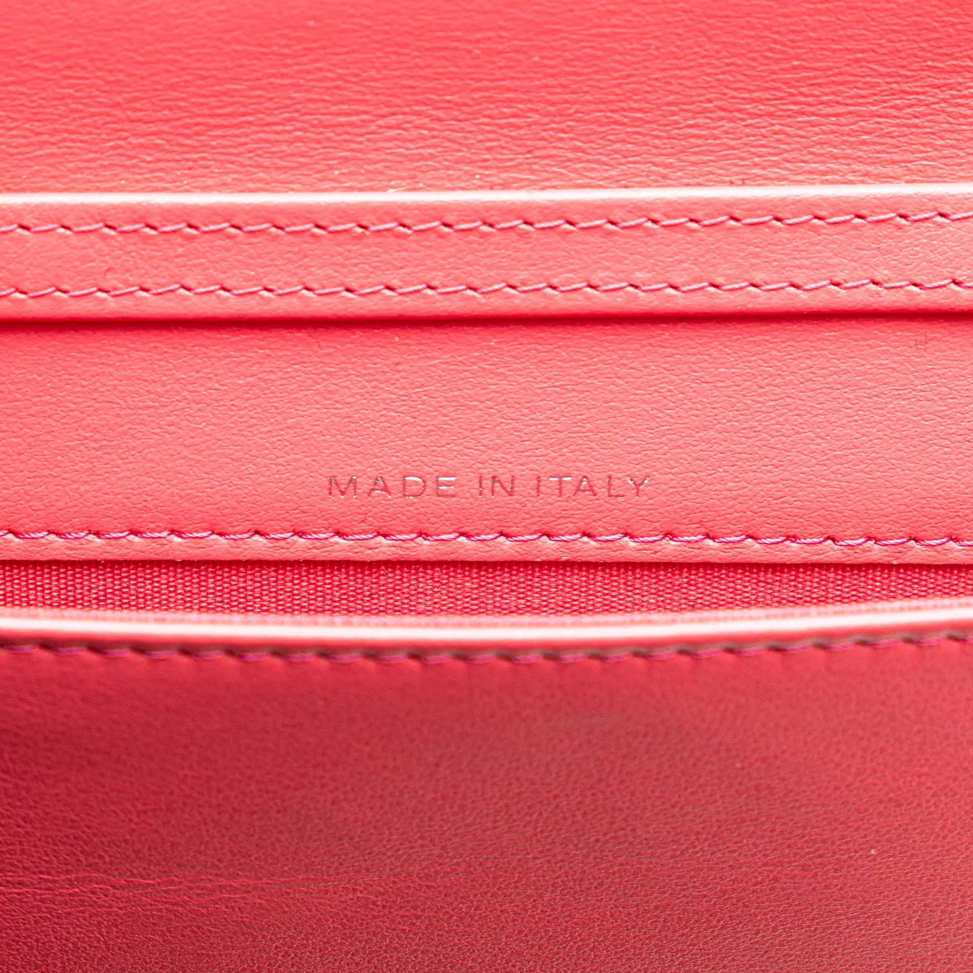 Pink Chanel CC Caviar Camellia Wallet On Chain Crossbody Bag