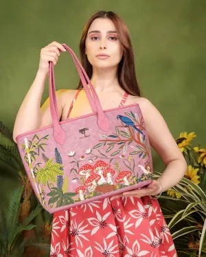 Pink Paradise Large Tote Bag