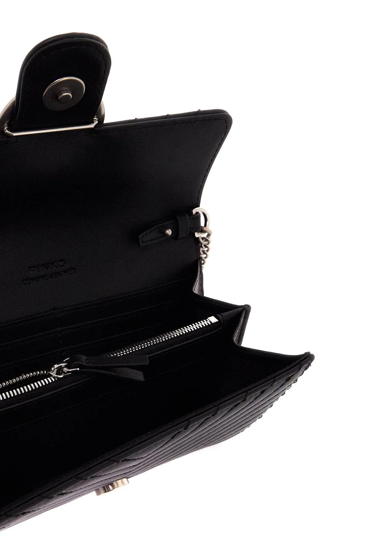 Pinko Love Bag Chevron Crossbody Bag
