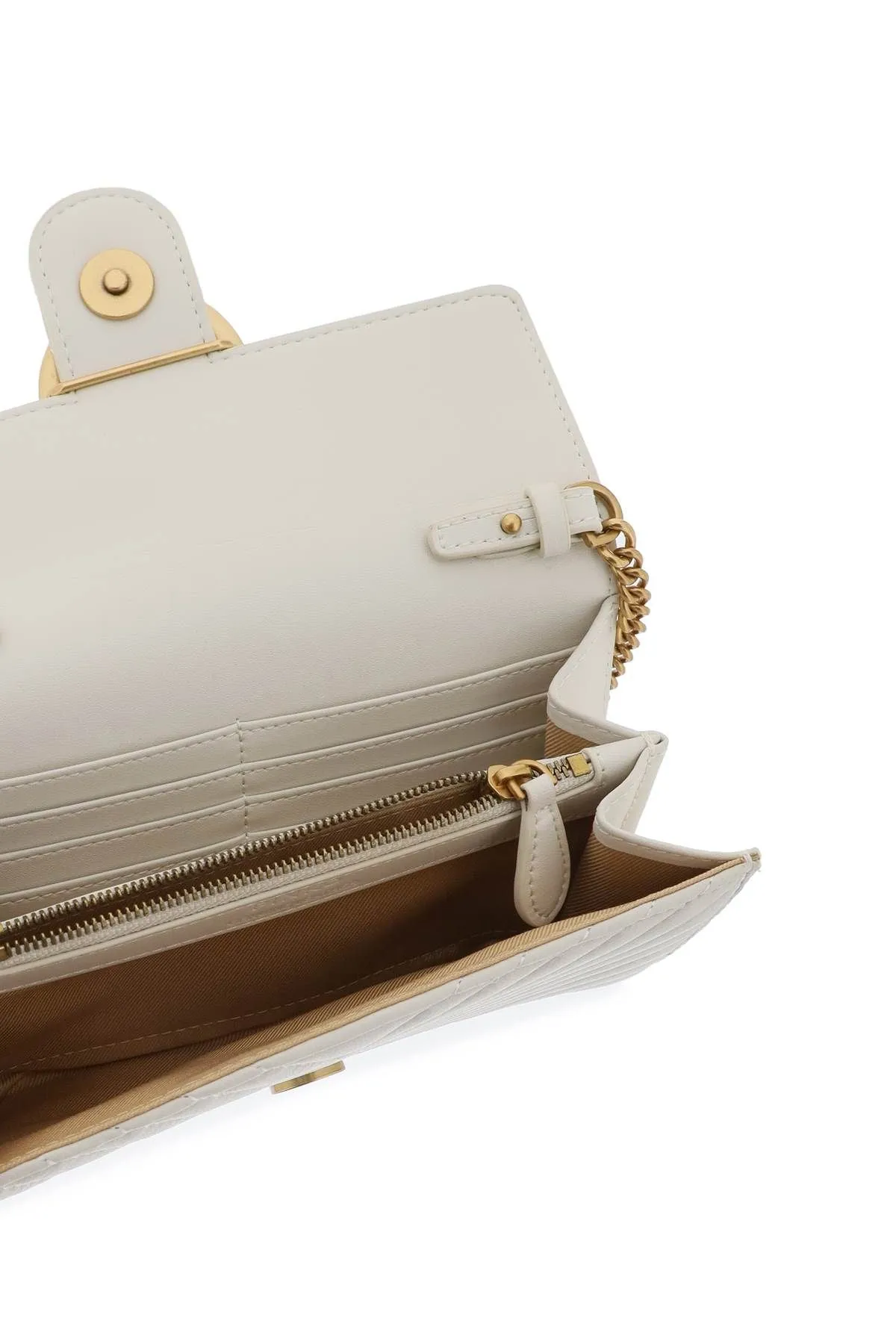 Pinko Love Bag One Wallet Chevron Mini Bag