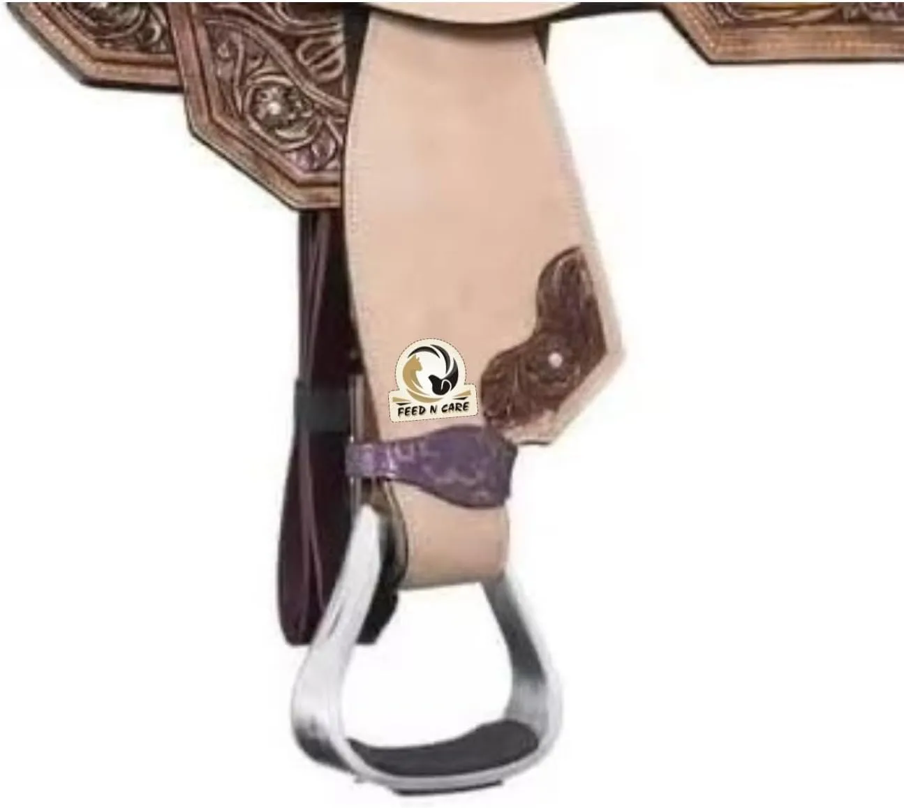 Pony & Adult Classic Premium Leather Comfort Western Barrel Racing Trail Horse Saddle Seat 10"-18" Inch