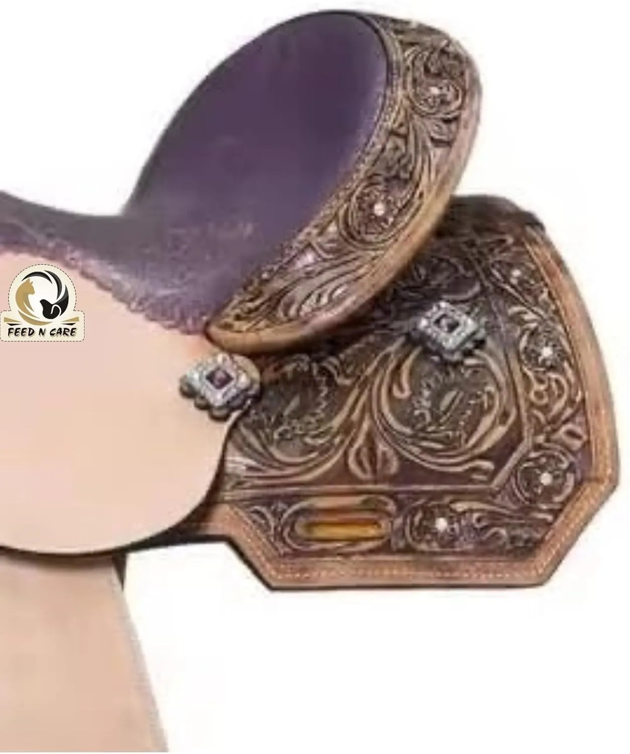 Pony & Adult Classic Premium Leather Comfort Western Barrel Racing Trail Horse Saddle Seat 10"-18" Inch