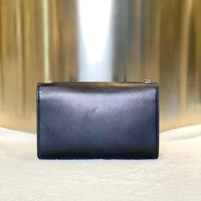 Preloved YSL Kate 9485 Black Leather Crossbody Bag
