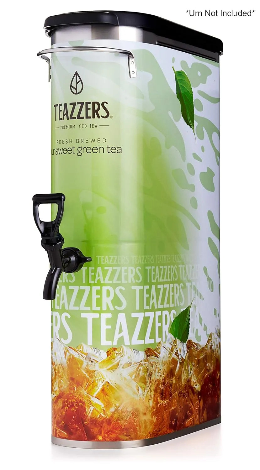 Premium All-Natural Green Tea Bags, Great for Foodservice Commercial Ice Tea Brewers, Unsweetened (2 ounce, 48, Count)