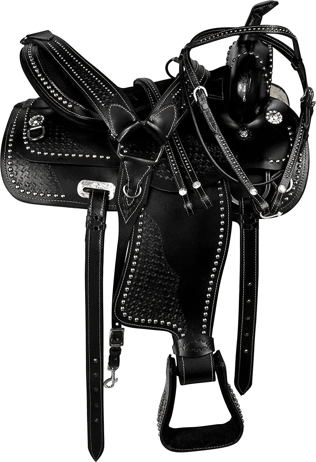 Premium Leather Western Barrel Racing Adult Horse Saddle Tack Size 10" to18 inches Seat Available