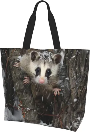 Programming Code Printed Shoulder Bag for Women Casual Handbag Shopping Bag