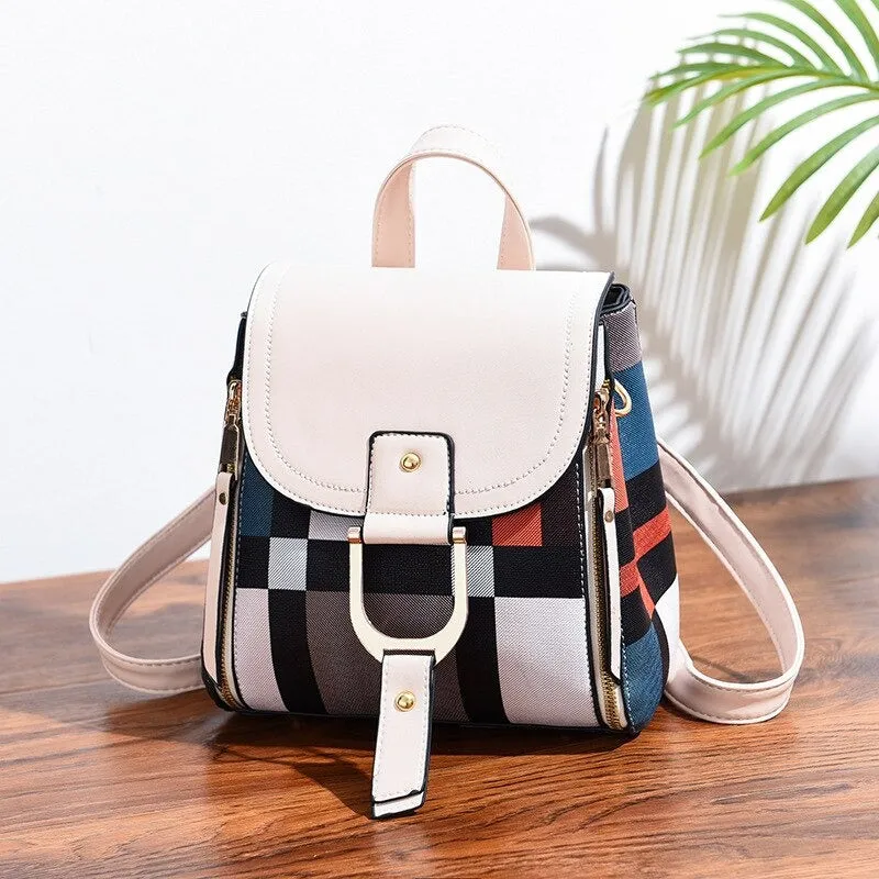 PU Leather Fashion Design Backpack For Women