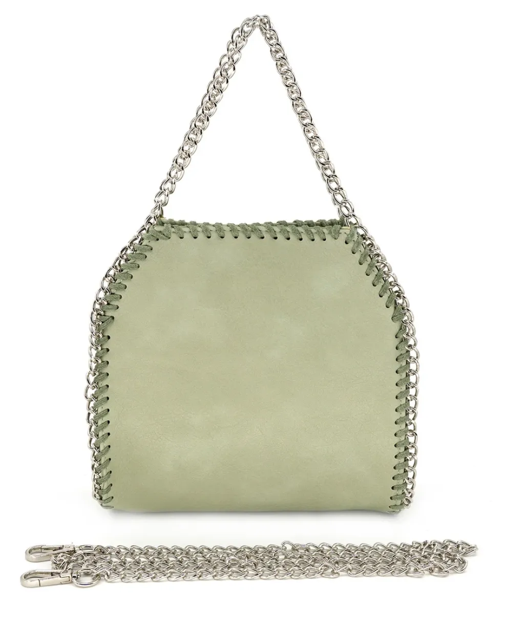 Purse with Chain Accent