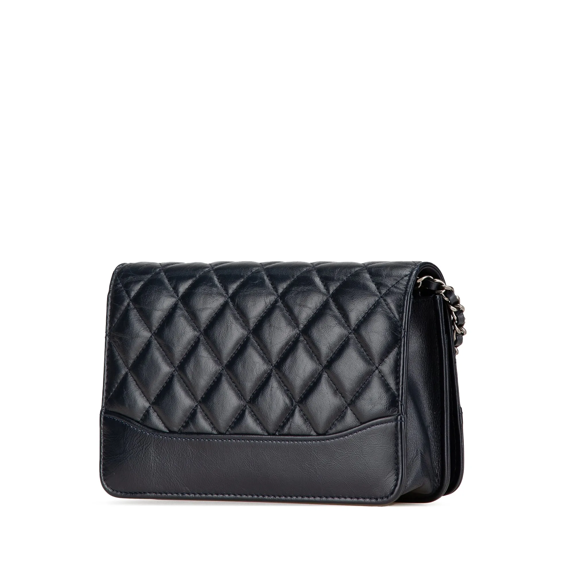 Quilted Aged Calfskin Gabrielle Wallet On Chain