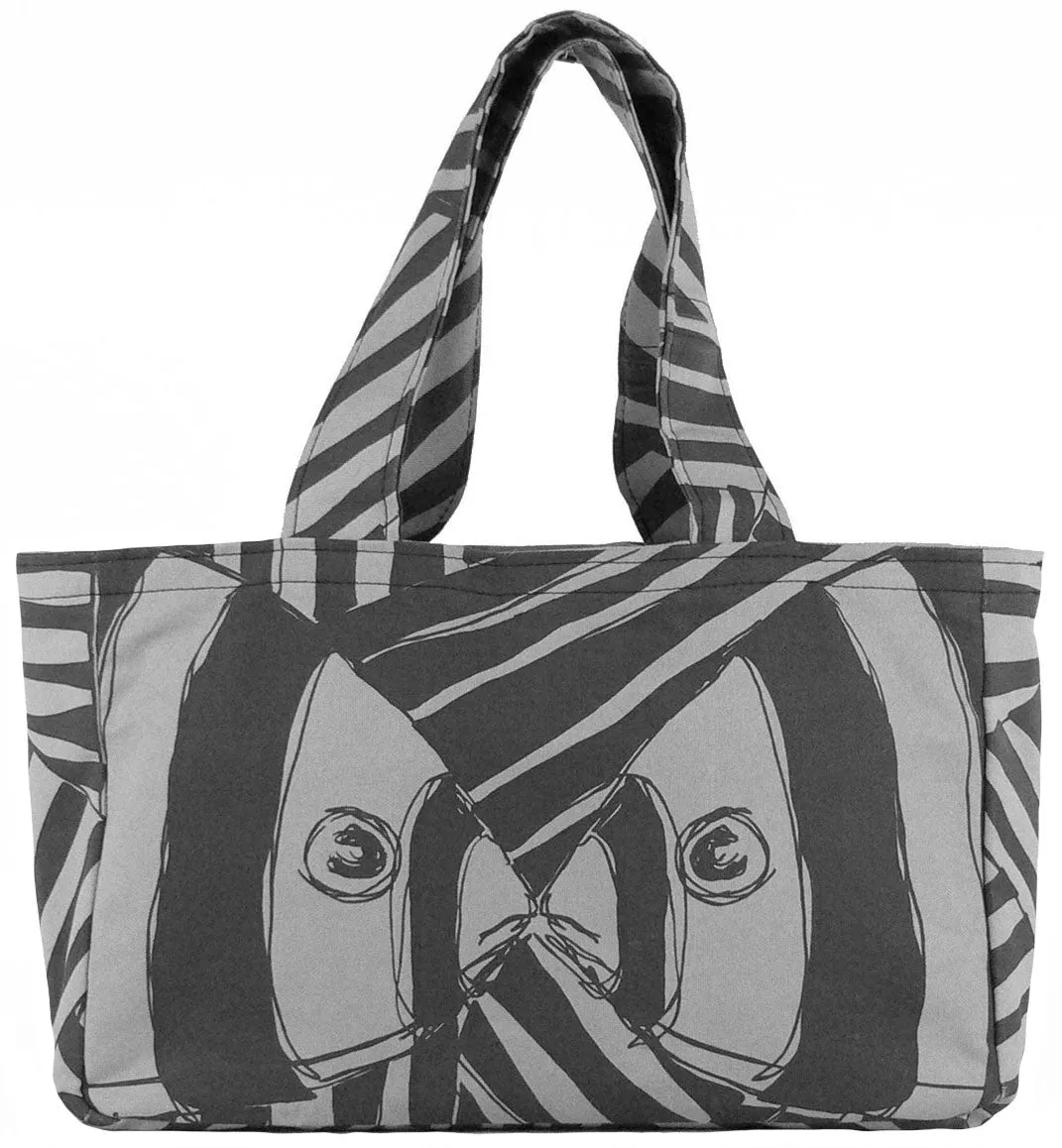 "Mirrored" in Gray- Skat Bag