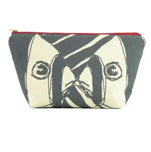 "Mirrored" in Red & Gray- Fat Bottom Bag- Large