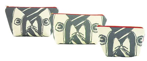 "Mirrored" in Red & Gray- Fat Bottom Bag- Medium