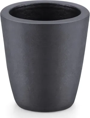 Riakrum Silicon Clay Graphite Crucibles 6kg, Crucibles for Melting Metal, Withstand The High Temperature, Black Foundry Cup Melting Casting Refining Aluminum Gold Silver Copper Brass Metal Refining