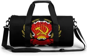 Russian Soviet Federative Socialist Republic Print Gym Sport Bag Travel Duffel Bags Weekender Carry on Tote Bags for Women Men