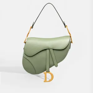 Saddle Bag in Cedar Green Grained Calfskin