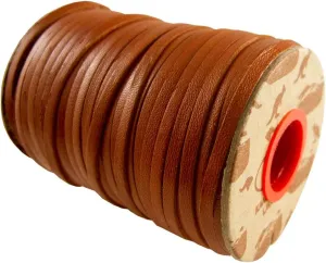 Saddle Tan Kangaroo Lace by SLC, 1/4" x 25 Yards