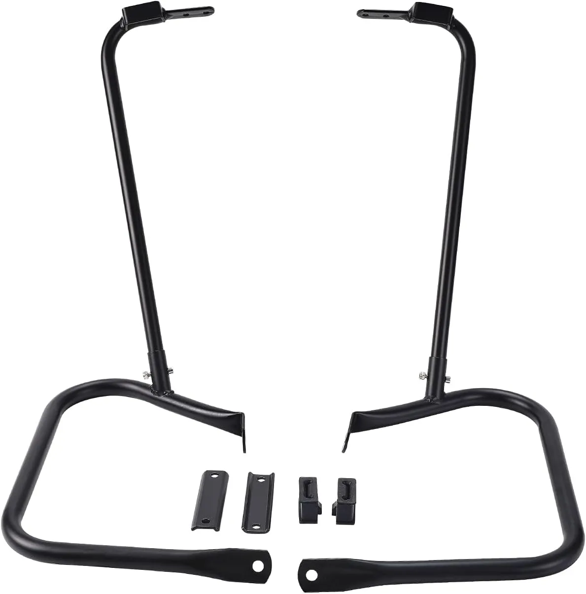 Saddlebag Saddle Bag Guard Rail Fit Harley Touring Road King Electra Glide Ultra Classic 1997-2008 Road Glide 1998-2008 Street Glide FLHX 2006-2008 Black Replace P/N 90200788