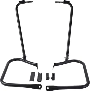 Saddlebag Saddle Bag Guard Rail Fit Harley Touring Road King Electra Glide Ultra Classic 1997-2008 Road Glide 1998-2008 Street Glide FLHX 2006-2008 Black Replace P/N 90200788