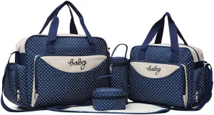 SAFIGLE Large Capacity Tote Bag for Mommy Blue Duffle Bag Handbags for Mommy Multifunctional