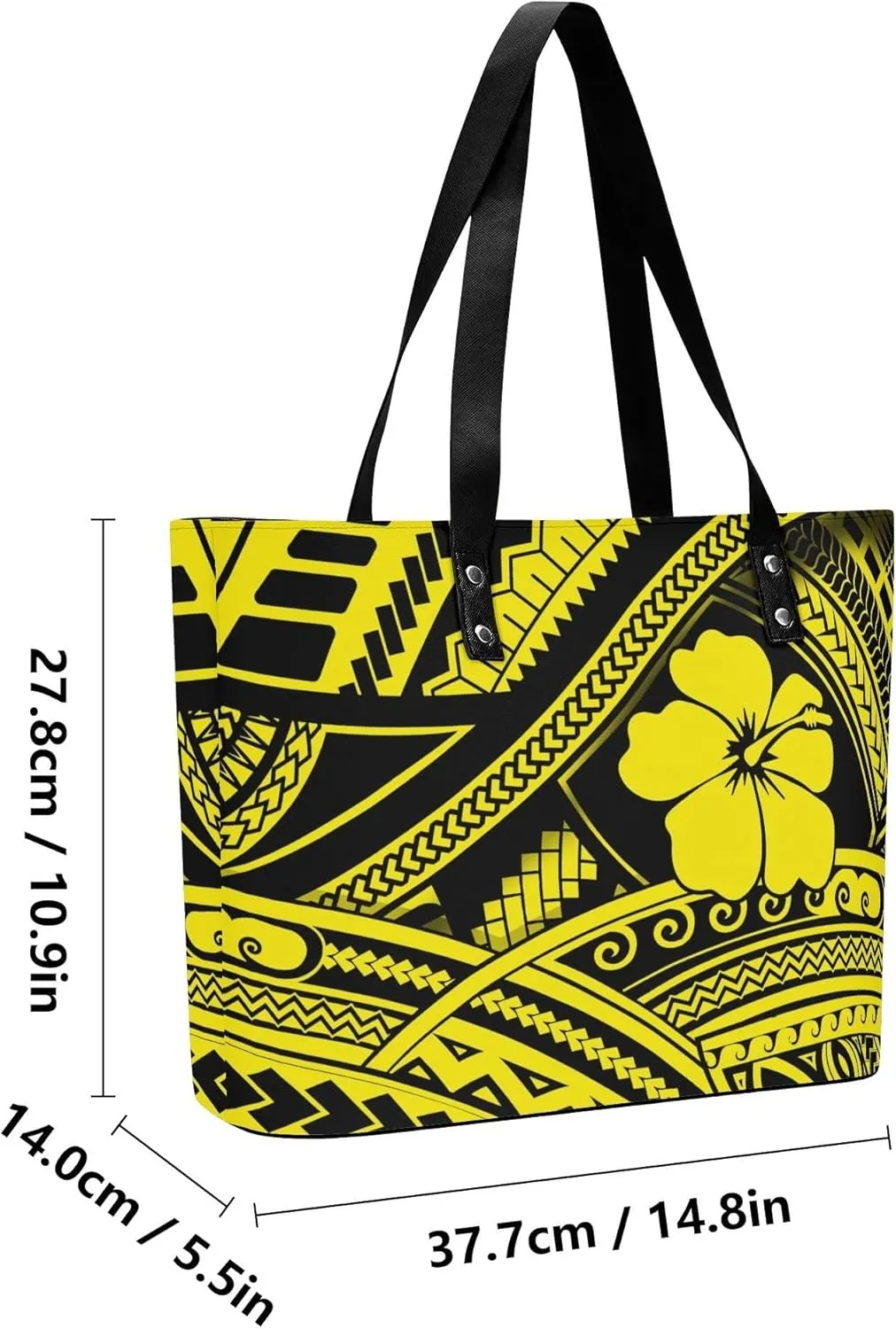 Samoa Women'S Bag Set 2-Piece Women'S Shoulder Bag Women'S Purse Polynesian Large Capacity Temperament Handbag